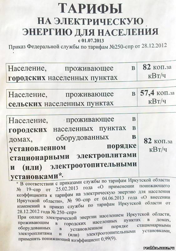 Сайт службы по тарифам иркутской области